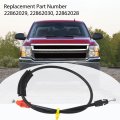 Door Latch Cable For Chevrolet 2010 Silverado 1500 Hybrid Models With Power Locks Inside Handle Located Above Arm Rest