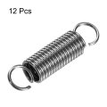 12pcs Extended Tension Spring Wire Dia 059 Od 0 47 Free Length 1 97 Stainless Steel Small Dual Hook Springs For Production