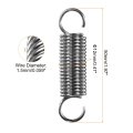 12pcs Extended Tension Spring Wire Dia 059 Od 0 47 Free Length 1 97 Stainless Steel Small Dual Hook Springs For Production