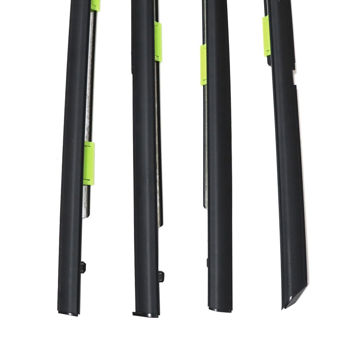 4pcs Window Weather Stripping Moulding Trim Seal Belt For Honda Civic 1996-2000 1 4l 72410-s04-003 72450-s04-003 72910-s04-003