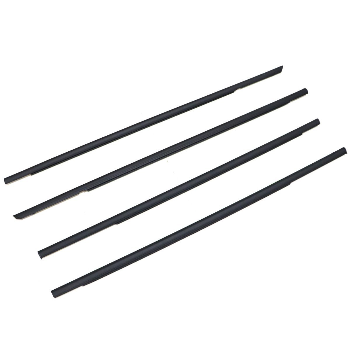 4pcs Window Weather Stripping Moulding Trim Seal Belt For Honda Civic 1996-2000 1 4l 72410-s04-003 72450-s04-003 72910-s04-003