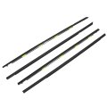 4pcs Window Weather Stripping Moulding Trim Seal Belt For Honda Civic 1996-2000 1 4l 72410-s04-003 72450-s04-003 72910-s04-003