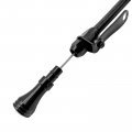 Hahaha-flexible Oil Dipstick Driver Side For 1955-1979 Sbc Chevy 265 283 327 350 5 7l Black