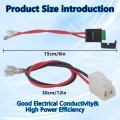 Battery Wire Harness Kit For Razor Pr200 V27 And Up Mx350 V33 Mx400 Pocket Mod V45 3 Holes Plug With 30 Amp In Line Fuse