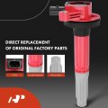 A-premium Red Ignition Coils And Spark Plugs Kits Compatible With Ford F-150 2011-2016 Mustang 2011-2015 5 0l 8-pc Set