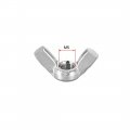 Uxcell M5 Wing Nuts Stainless Steel 304 Fasteners Parts Hurrican Screws Hand Twist Tighten Ear Butterfly Nut 20pcs