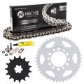 Niche Drive Sprocket Chain Combo For Yamaha Dt125 Front 15 Rear 45 Tooth 428v O-ring 110 Links