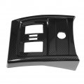 Qiilu Rear Air Vent Cover Trim Carbon Fiber Console Panel Conditioning Outlet Covers Frame Grille For 3 4 Series F30 F34 F32