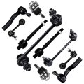 Suspension Set Of 10 Outer Inner Tie Rods Sway Bar End Link Upper Ball Joint Fit 2006-2010 Ford Fusion 2007-2009 Lincoln Mkz 