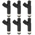 6pcs Ocpty 1 Hole Fuel Injectors Fit For 2005-2008d For F-150 4 2l Fj869 5l3z9f593aa Replacement Oem Part