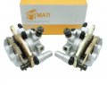 M Mati Front Left Right Brake Calipers Pads For Kawasaki Teryx 750 Krf750 2008-2013 43080-0082 43080-0083
