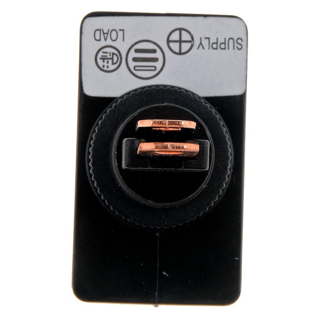 Rocker Switch Plastic Housing Black Finish 20a Amperage Rating  Single Pole Type Material