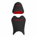 Tcmt Black Rider Driver Passenger Seat Cushion Fit For Yamaha Yzf R6 2008-2016