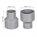 Uxcell Pvc Dwv Reducing Coupling Schedule 40 Gray 32mm X 50mm Socket 5pcs