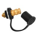 Battery Jump Post Terminal Color Coded 250a 3 8in Stud Connector With For Cars Rvs Boats Black Negative