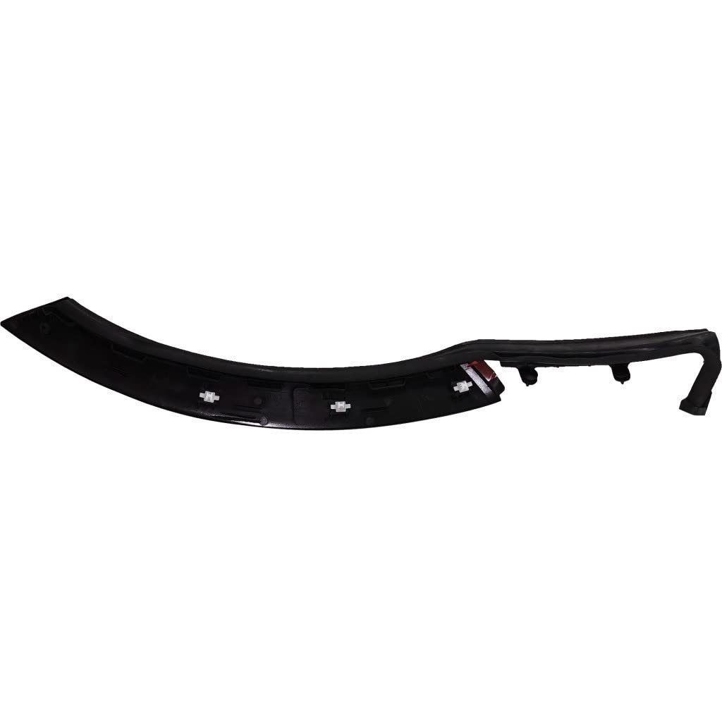 Rear Passenger Side Wheel Opening Molding For Honda Cr-v 2017 2018 2019 2020 2021 2022 Matte Black Textured Pp Plastic Rubber