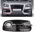 Topteng Right Sq5 Style Fog Light Grill Cover For Audi Q5 2013-2016 Standard Front Bumper Only 8r0807682j 8r0807682t