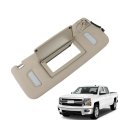 Gray Sun Visor Passenger Rh Lighted Mirror Replacement For 22850310 Silverado Sierra Tahoe Yukon 2007-2014 