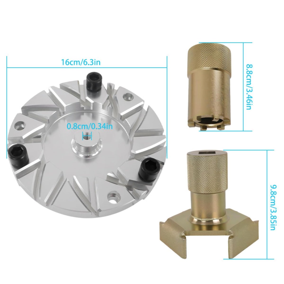 Complete Primary Clutch Service Tools Kit Replacement For Polaris Rzr 900 1000 Xp And Turbo Includes Spider Nut Socket Fixing