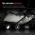 A-premium Engine Oil Pan Sump With Drain Plug Compatible Acura El Base 1997-2000 Honda Civic Ex Gx Hx 1996-2000 1 6l Sohc Gas