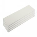 400x120x15mm 4pcs Car Garage Wall Guard Door Bumper Protector Anti Collision Waterproof White 