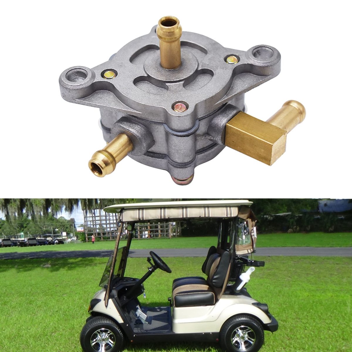 Fuel Pump Replacement For Golf Cart G1 G3 Part Number J10-24410-03 Mechanical Negative Pressure