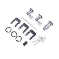 F2zz-61984-a Trunk Glove Box And Door Lock Cylinder Key Set For 1987-1993 Mustang Includes 2s Lock 2 Keys Gaskets 