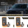 Vipmotoz 5x Full Led White Roof Cab Clearance Lamp Compatible With 2017-2022 Ford F250 F350 Super Duty Pickup Truck Chrome Lens