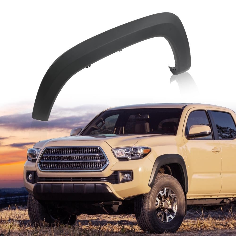 Fender Flares Wheel Cover Front Left Driver Side For Toyota Tacoma 2016-2021 1pcs Black 7587204060 To1290109