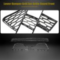 3pcs Lower Bumper Grill Set Grille Guard Front For Maserati Ghibli 2014 2015 2016 2017 Replace 670010773 670019836 670010766