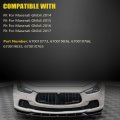 3pcs Lower Bumper Grill Set Grille Guard Front For Maserati Ghibli 2014 2015 2016 2017 Replace 670010773 670019836 670010766
