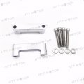 Httmt Bbfb-001- Front Fender Spacer Bracket Compatible With 21 H-d 96-13 Electra Glide Flhr Fltr 07-13 Flhx Chrome