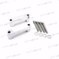 Httmt Bbfb-001- Front Fender Spacer Bracket Compatible With 21 H-d 96-13 Electra Glide Flhr Fltr 07-13 Flhx Chrome
