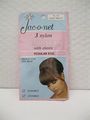 3 Nylon Regular Hair Nets Light Brown 