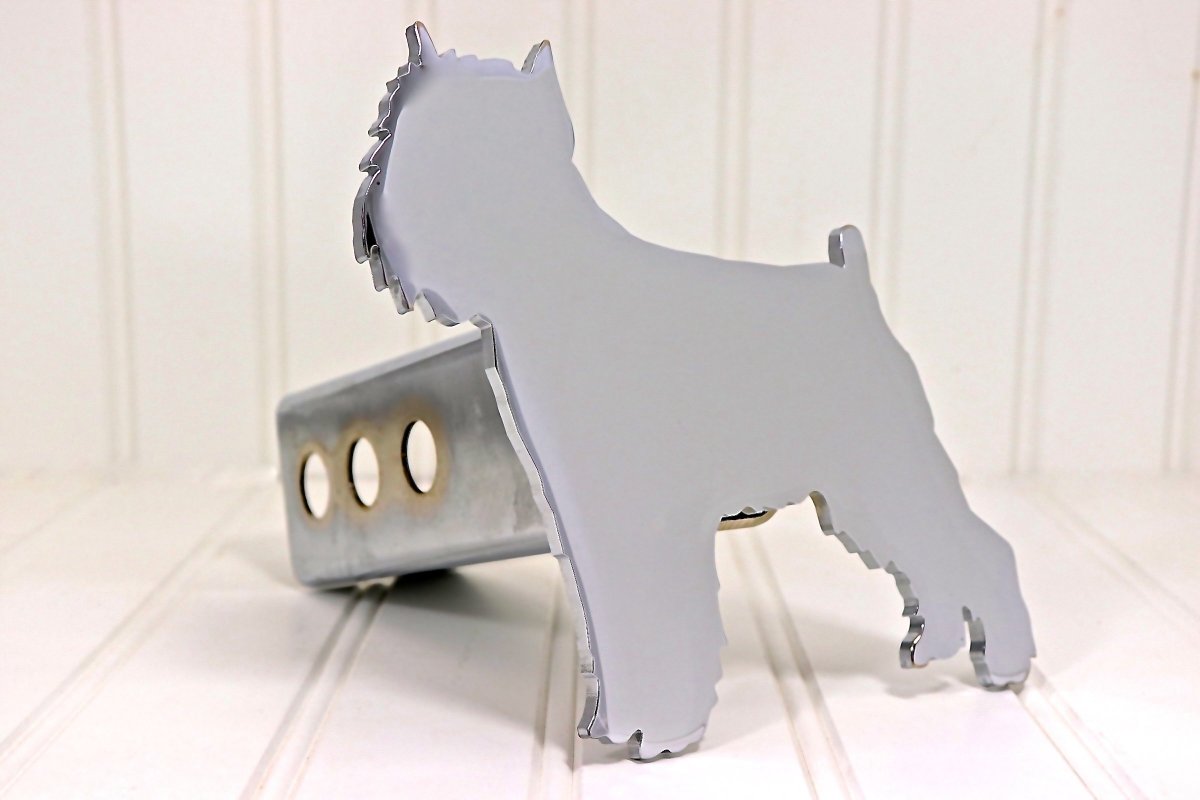 Custom Hitch Covers 12751-chrome Brussels Griffon Cover 2