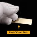 Stainless Steel Molding Trim Self Adhesive Mirrored Gold Peel And Stick Wall With Glove Decorative For Mirror Home Decor 1 Inch