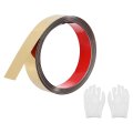 Stainless Steel Molding Trim Self Adhesive Mirrored Gold Peel And Stick Wall With Glove Decorative For Mirror Home Decor 1 Inch 