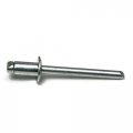 Pop Rivets 1 4 In Diameter 8 All Steel Blind Open End Dome Head Zinc Plated X 5 Grip 0 1 To 0 625 100 Pack