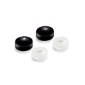 Ford F-150 License Plate Frame Real 3k Carbon Fiber Finish Abs Plastic Black Glossy Universal Fit 12 In X 6 With Screw Covers 