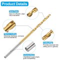 Tap And Drill Bit Set 3pcs M2 X 0 4 Metric Spiral Point Thread Screw Taps 1 6mm Twist Bits Titanium Coated Hss-6542 Tapping