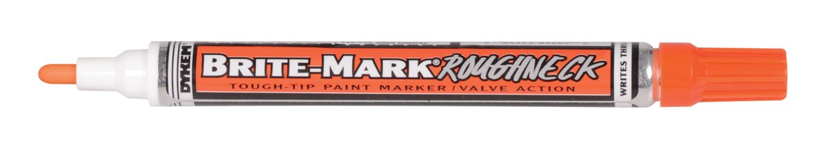 Brite-mark Rough Neck Tough Tip Marker Orange