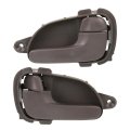 Interior Door Handle Pair Front Driver And Passenger Side For Mercury Villager 1999 2000 2001 2002 Brown Plastic Xf5z1222601aaa 