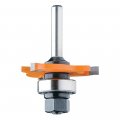 Cmt 822 332 B 3-wing Slot Cutter With Bearing And Arbor 1 8-inch Cutting Length 1 2-inch Shank 