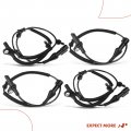 A-premium Abs Wheel Speed Sensor Compatible With Ford Models Mustang 2005-2010 Front And Rear Driver Passenger Side 4-pc Set