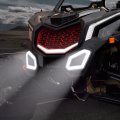 A Utv Pro Front Led Fang Accent Lights For Can Am Maverick X3 Max Turbo R Rr 2017-2023 Auxiliary Signature With Yellow Turn 