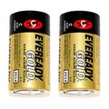 Eveready 02888 C Cell 1 5 Volt Gold Alkaline Battery 2 Pack A93bp-2 