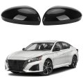 Glossy Black Mirror Cover For 2019 2025 Nissan Altima Pair Direct Replacement Edition One Platinum S Sl Sr Sv 96374 6ca9a Clip 