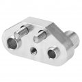 Polished Finish Ac Compressor Adapter Fitting Fits For Sanden Sd7b10 7176