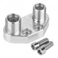 Polished Finish Ac Compressor Adapter Fitting Fits For Sanden Sd7b10 7176