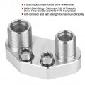 Polished Finish Ac Compressor Adapter Fitting Fits For Sanden Sd7b10 7176